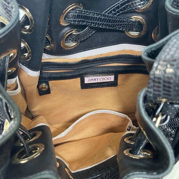 Jimmy Choo Ramona python bag black - Picture 10 of 12